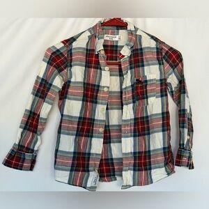 Abercrombie kids Plaid Shirt - Red, Blue, White green yellow